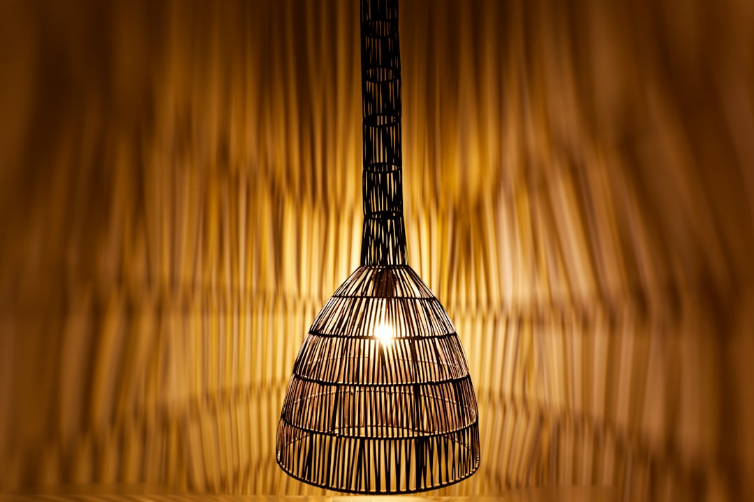 Modern African Floor Lamp: Simple Elegance
