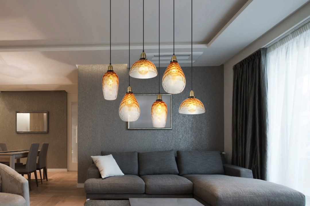Enhance Your Living Room with a Stylish Glass Pendant